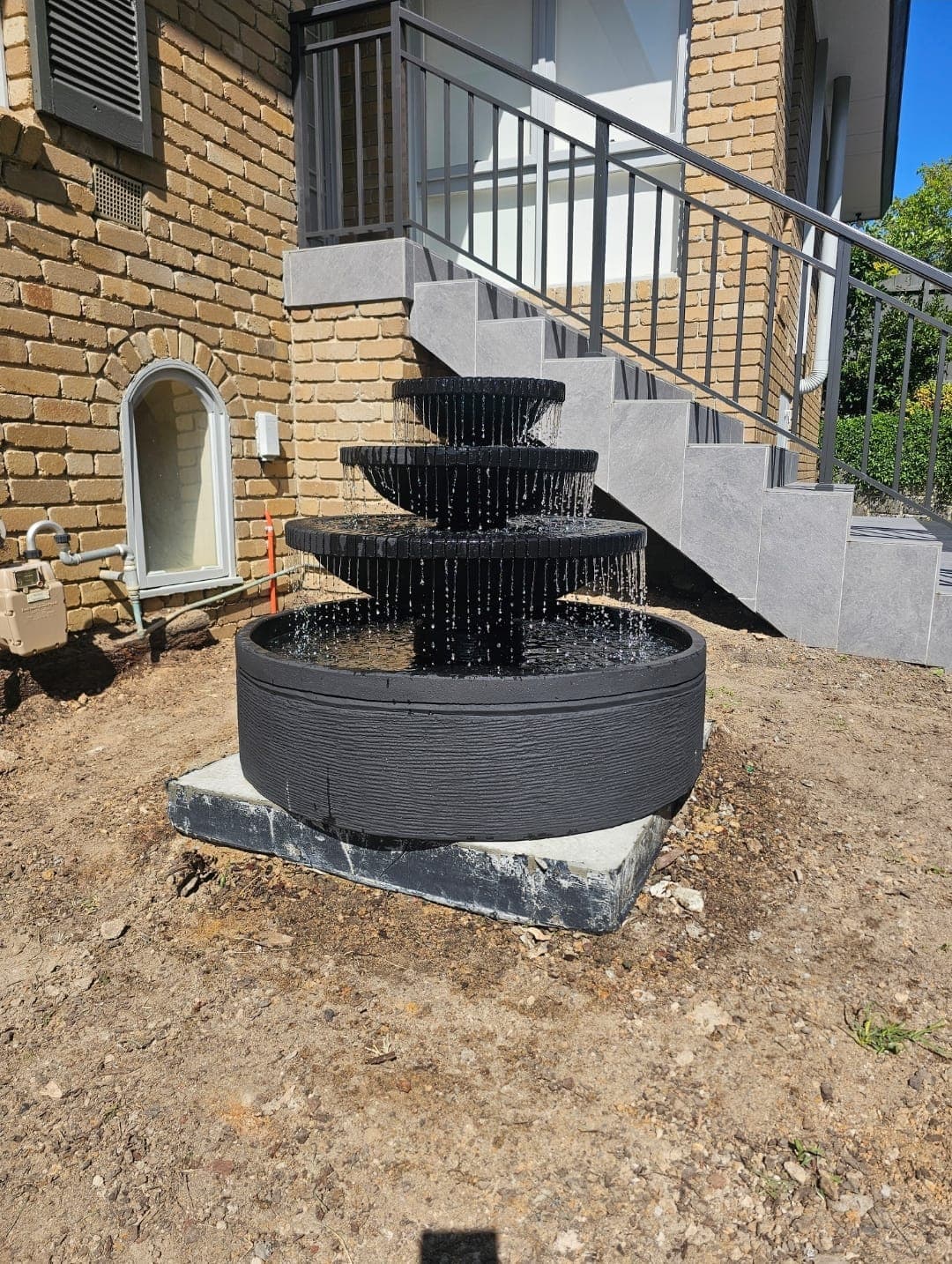 Galleria Imports water fountain