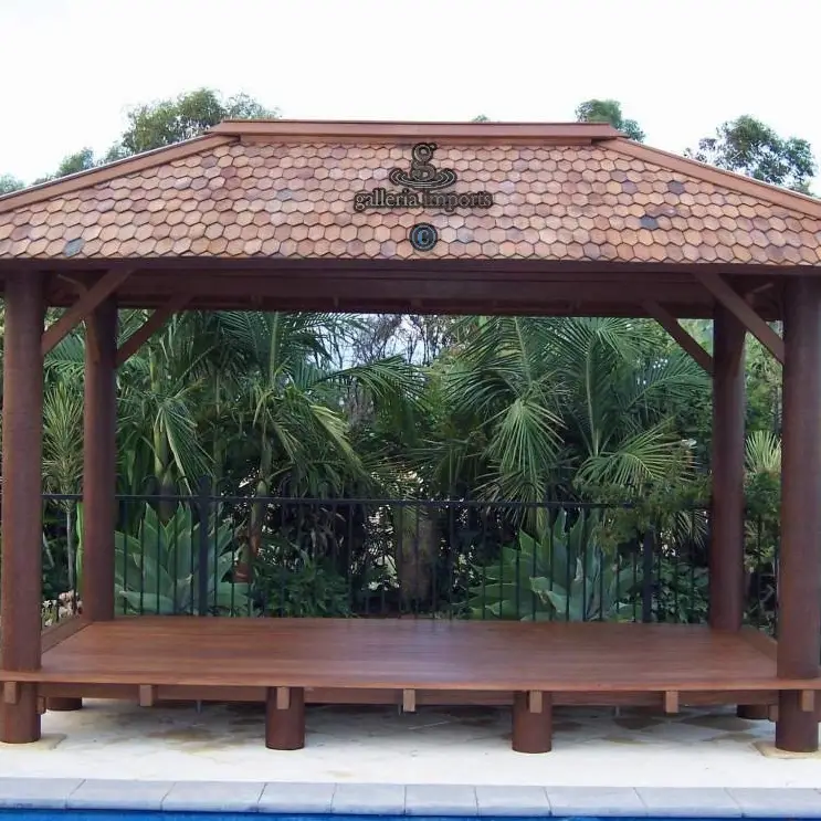 Gazebo Coconut Wood 3 X 4 Meters