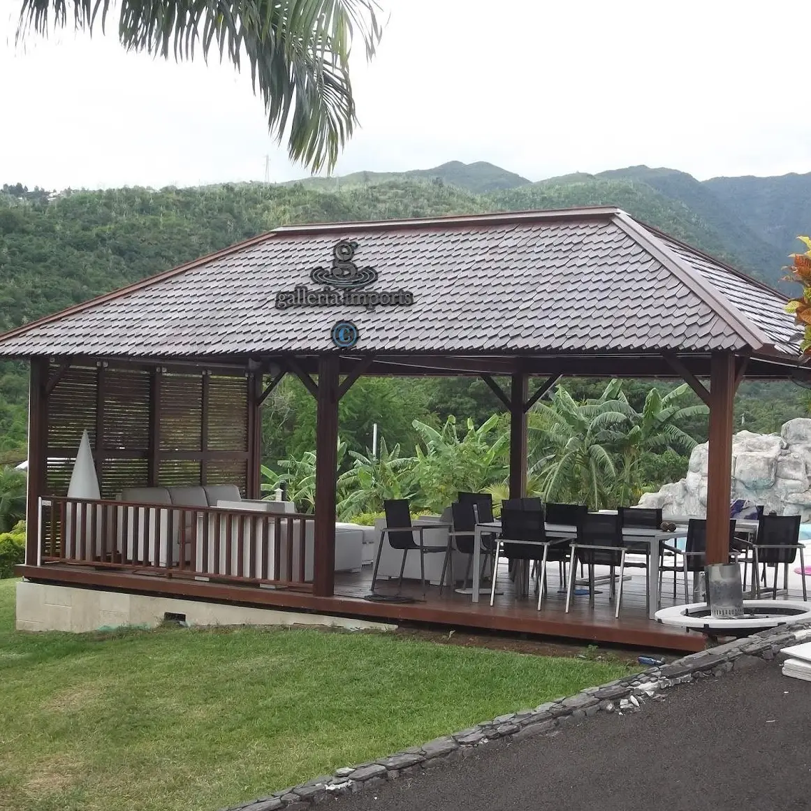 Gazebo Coconut Wood 4 X 8 Meters