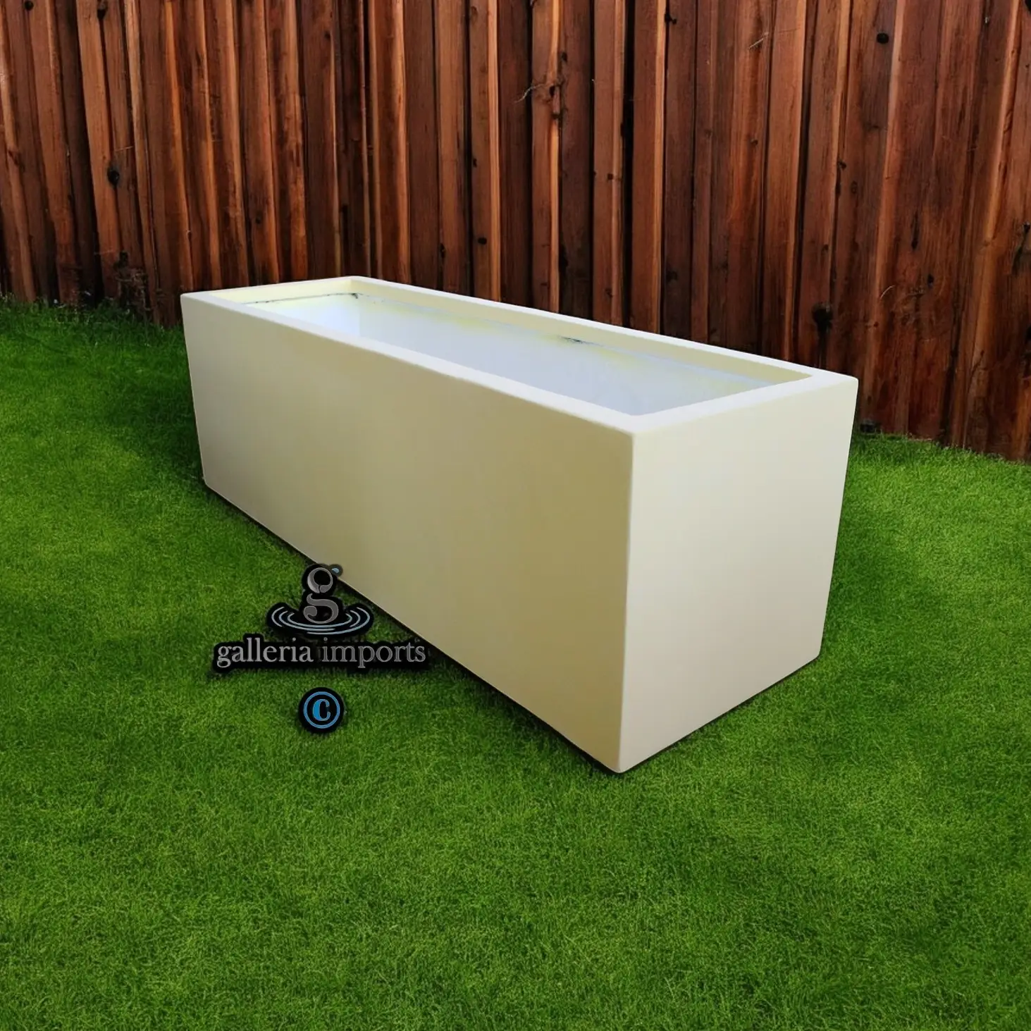 Grc Plain Pot 150l X 40w X 100h