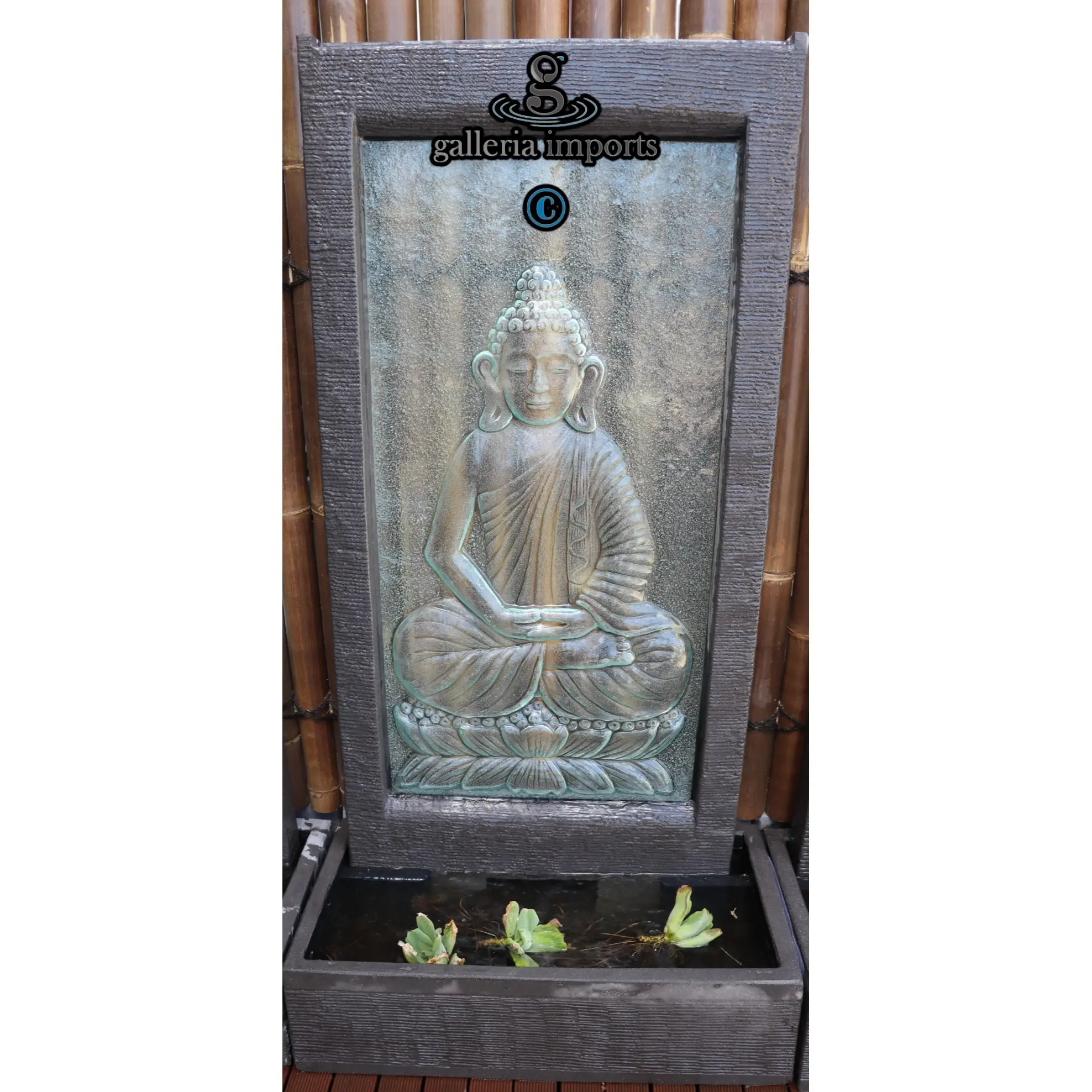 Sitting Buddha Wall Fountain