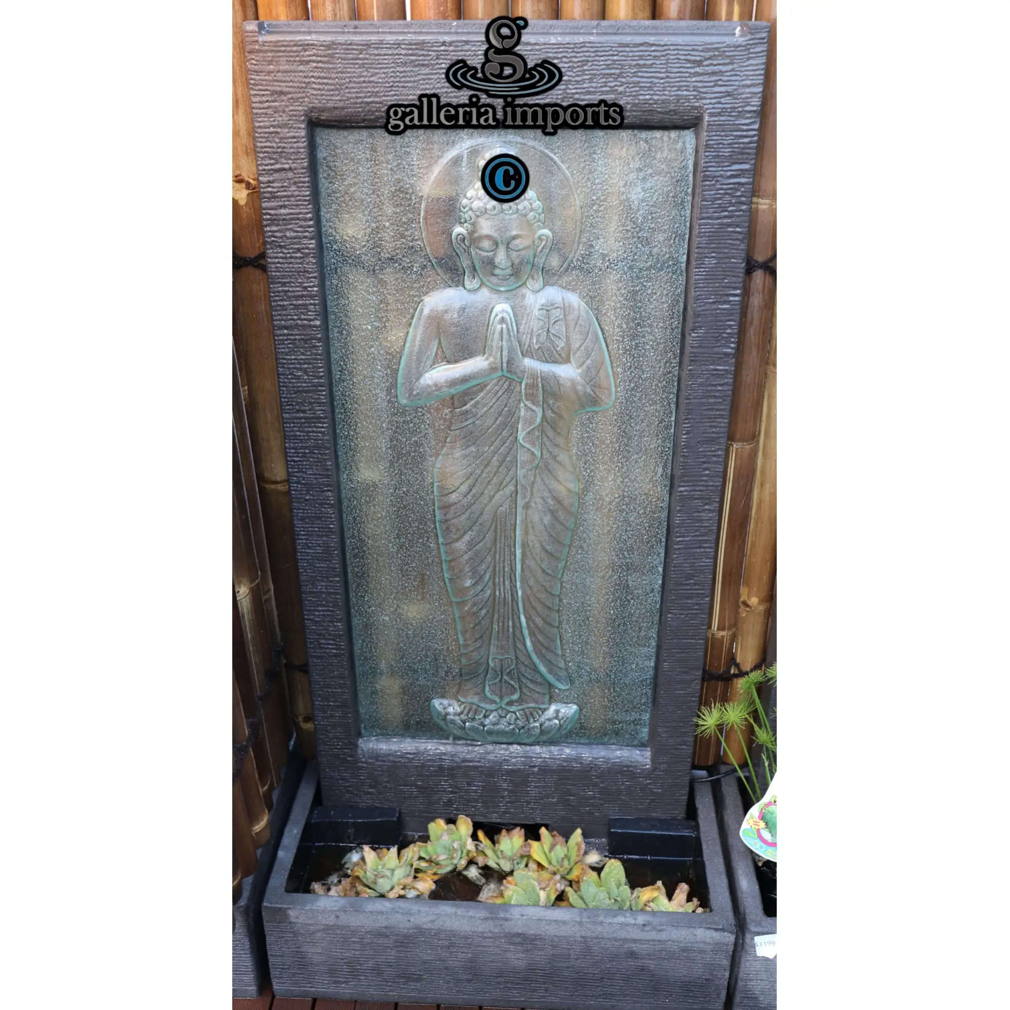 Standing Buddha Wall Fountain