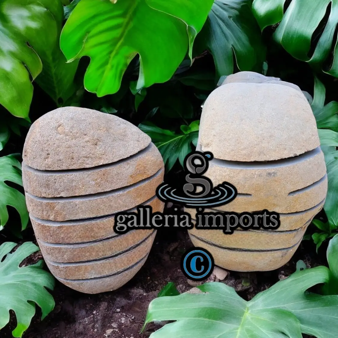 Stone Garden Lamp 60cm | 24" H